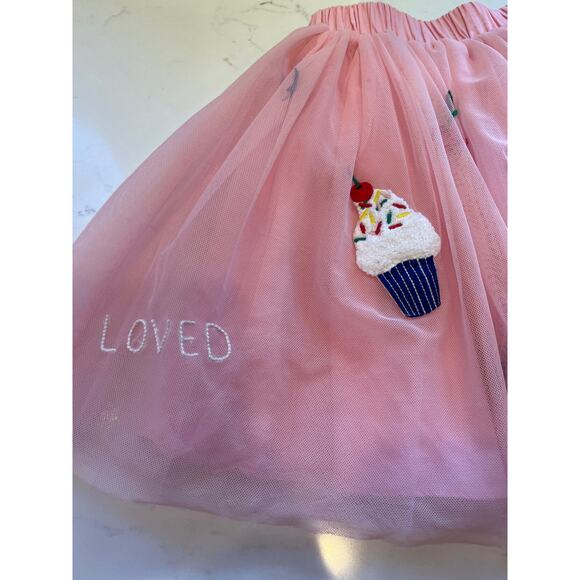 Hanna Andersson 6-7 Tulle + Embroidery Skirt - Picture 2 of 7